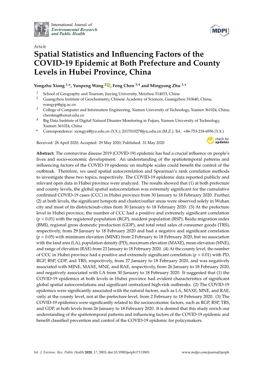 Spatial Statistics and Influencing Factors of the COVID-19 Epidemic on Multiple Scales