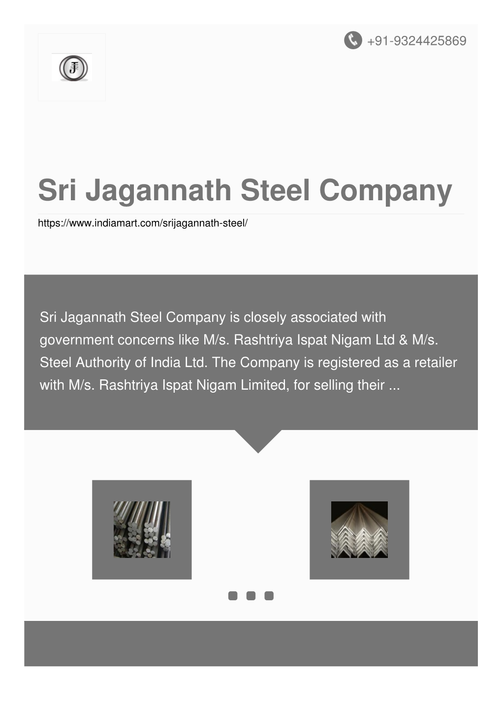 Sri Jagannath Steel Company