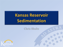 Kansas Reservoir Sedimentation