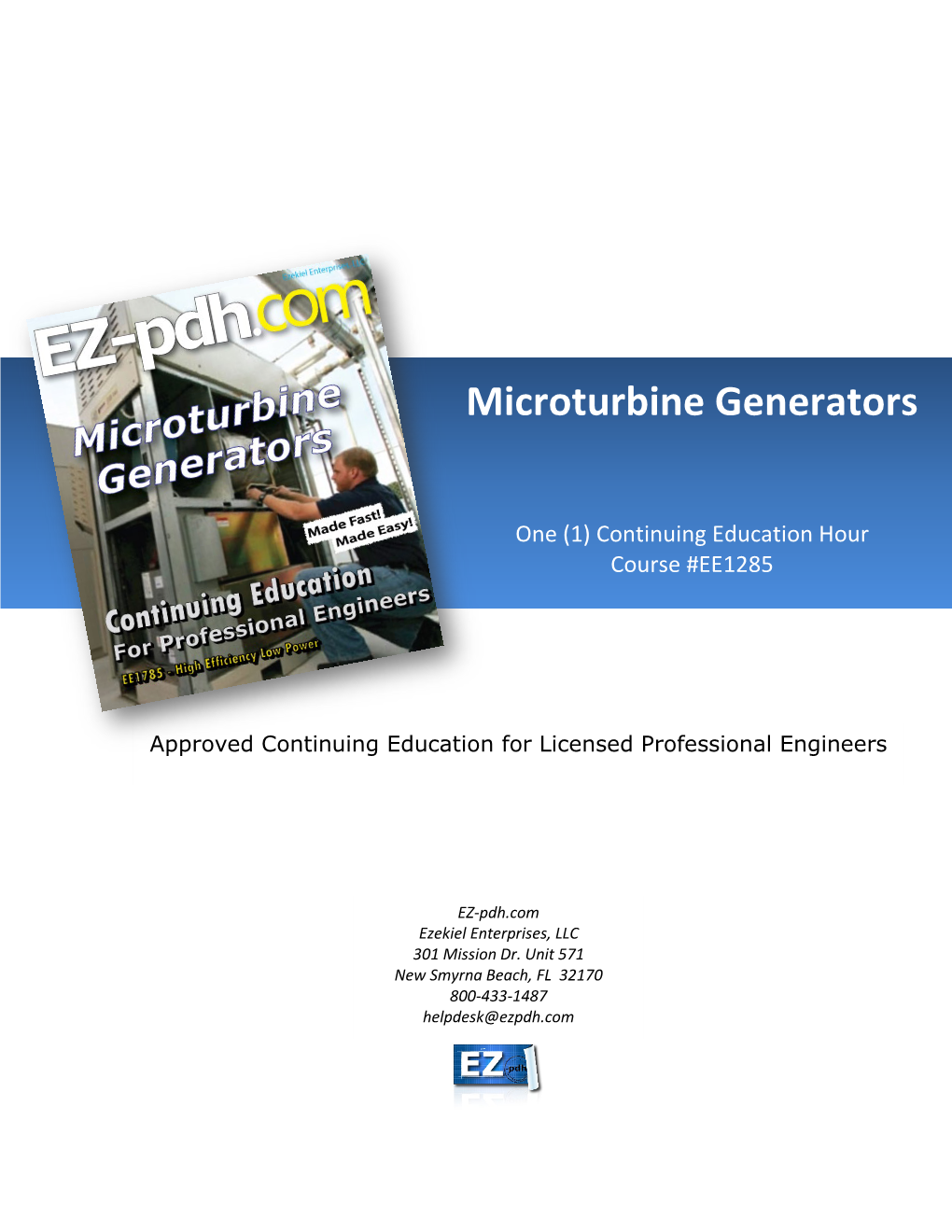 EE1285-Microturbine Generators
