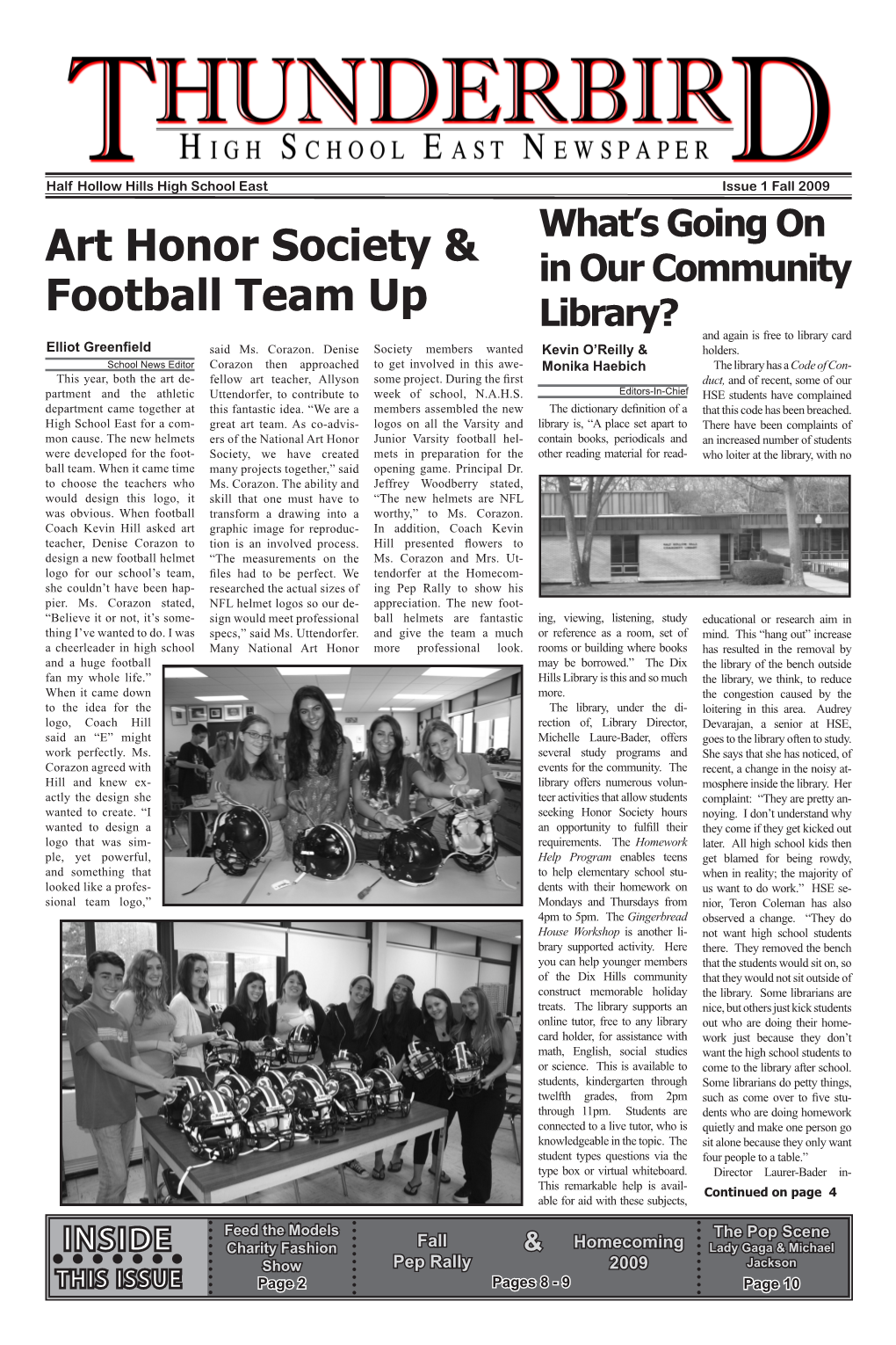 Art Honor Society & Football Team Up