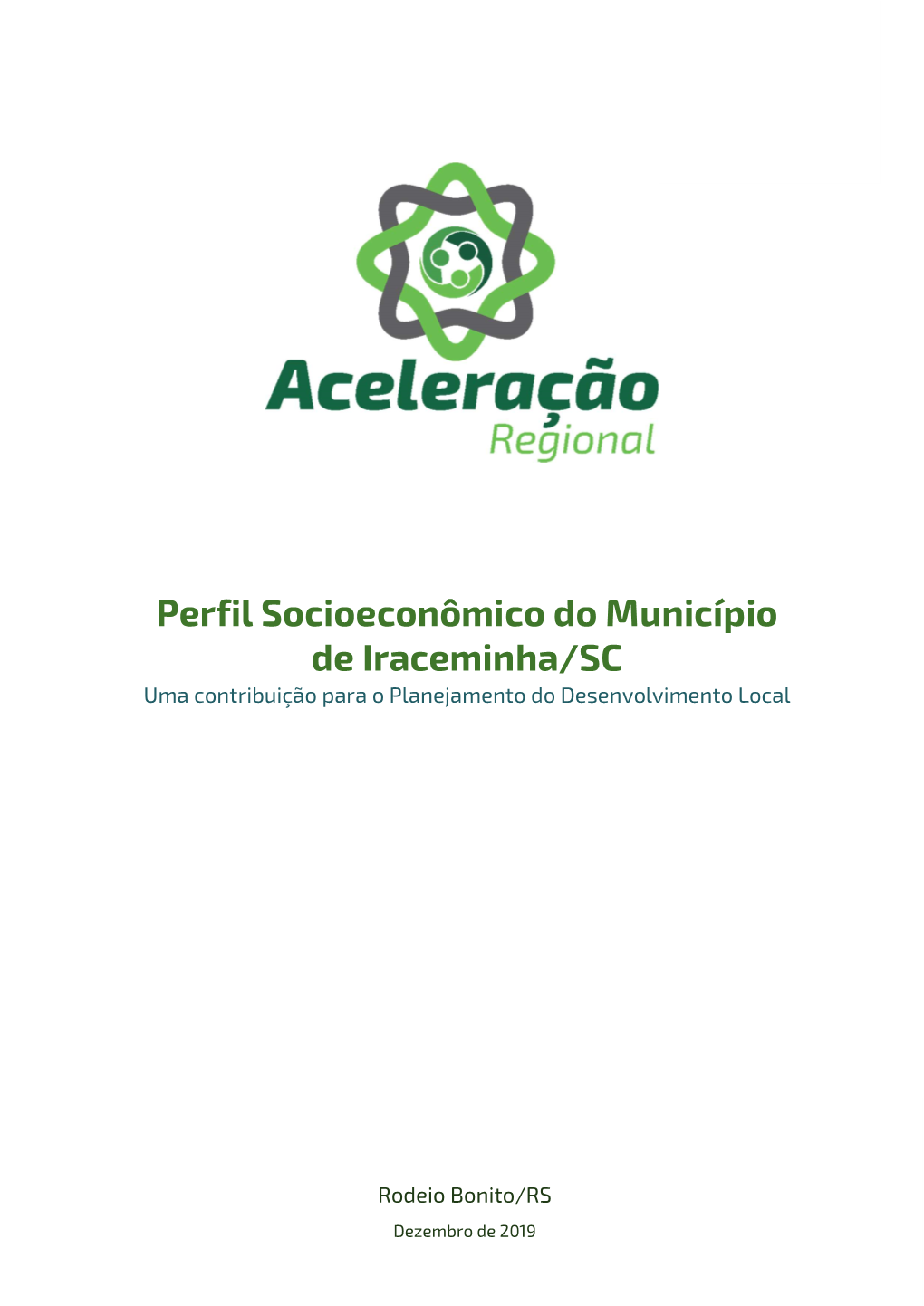 Iraceminha/SC Uma Contribuição Para O Planejamento Do Desenvolvimento Local