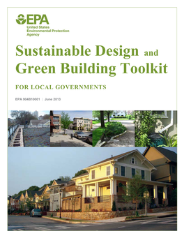 Sustainable Design and Green Building Toolkit: for Local