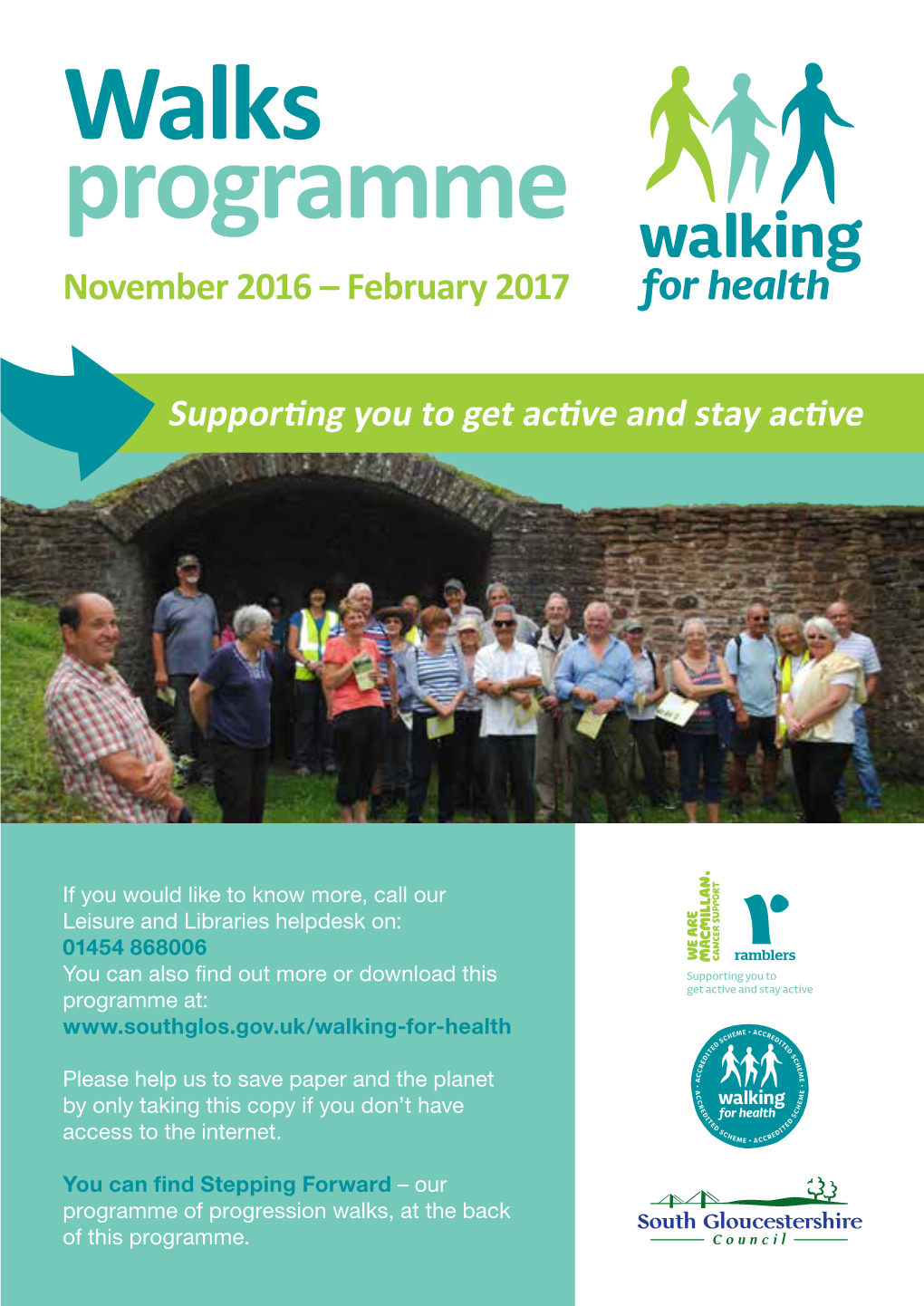 Walks Programme November 2016 – February 2017