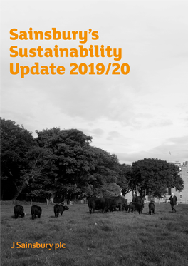 Sainsbury's Sustainability Update 2019/20