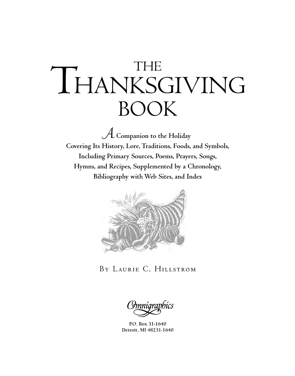 Thanksgiving Book