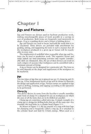 Chapter 1 Jigs and Fixtures