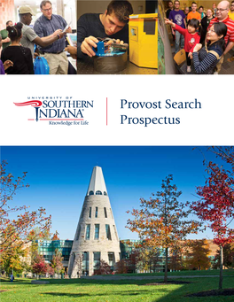 Provost Search Prospectus the Position