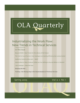 OLA Quarterly