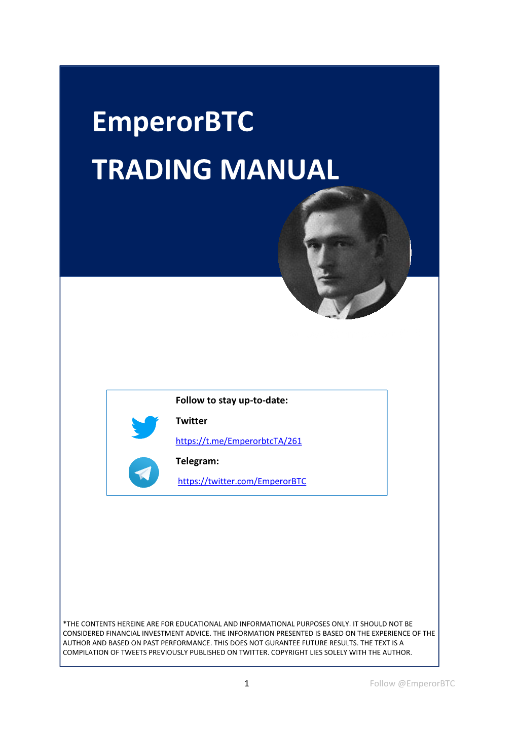 Emperorbtc TRADING MANUAL