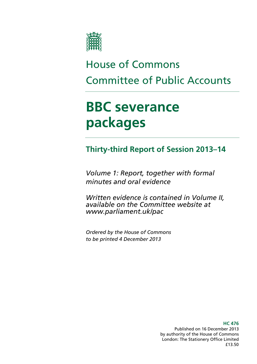 BBC Severance Packages