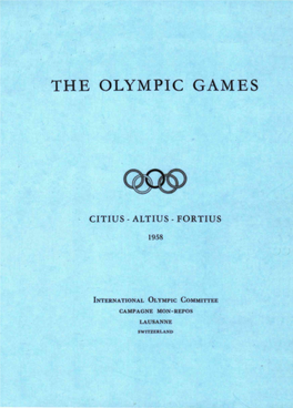 Olympic Charter 1958