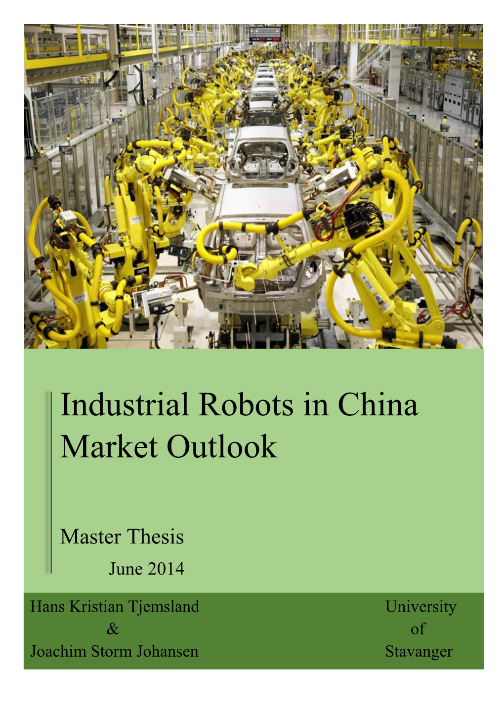 Industrial Robots in China Market Outlook