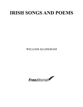 Irish Songs and Poems