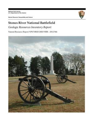 Stones River National Battlefield Geologic Resources Inventory Report