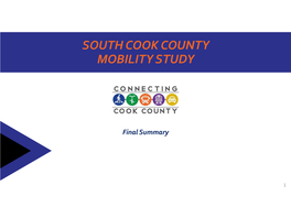 South Cook County Mobility Study