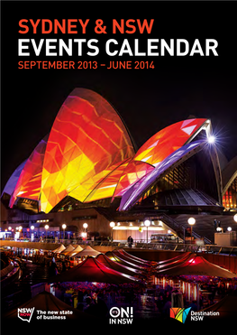 Sydney and NSW Events Calendar September 2013