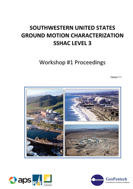 Southwestern United States Ground Motion Characterization Sshac Level 3