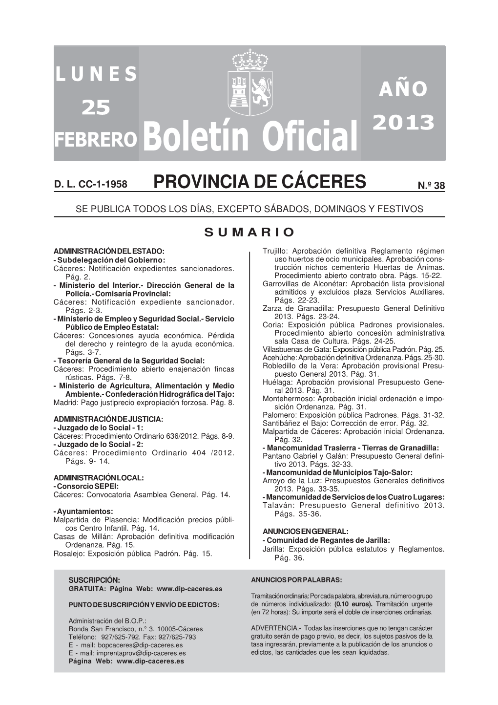 Boletín Oficial