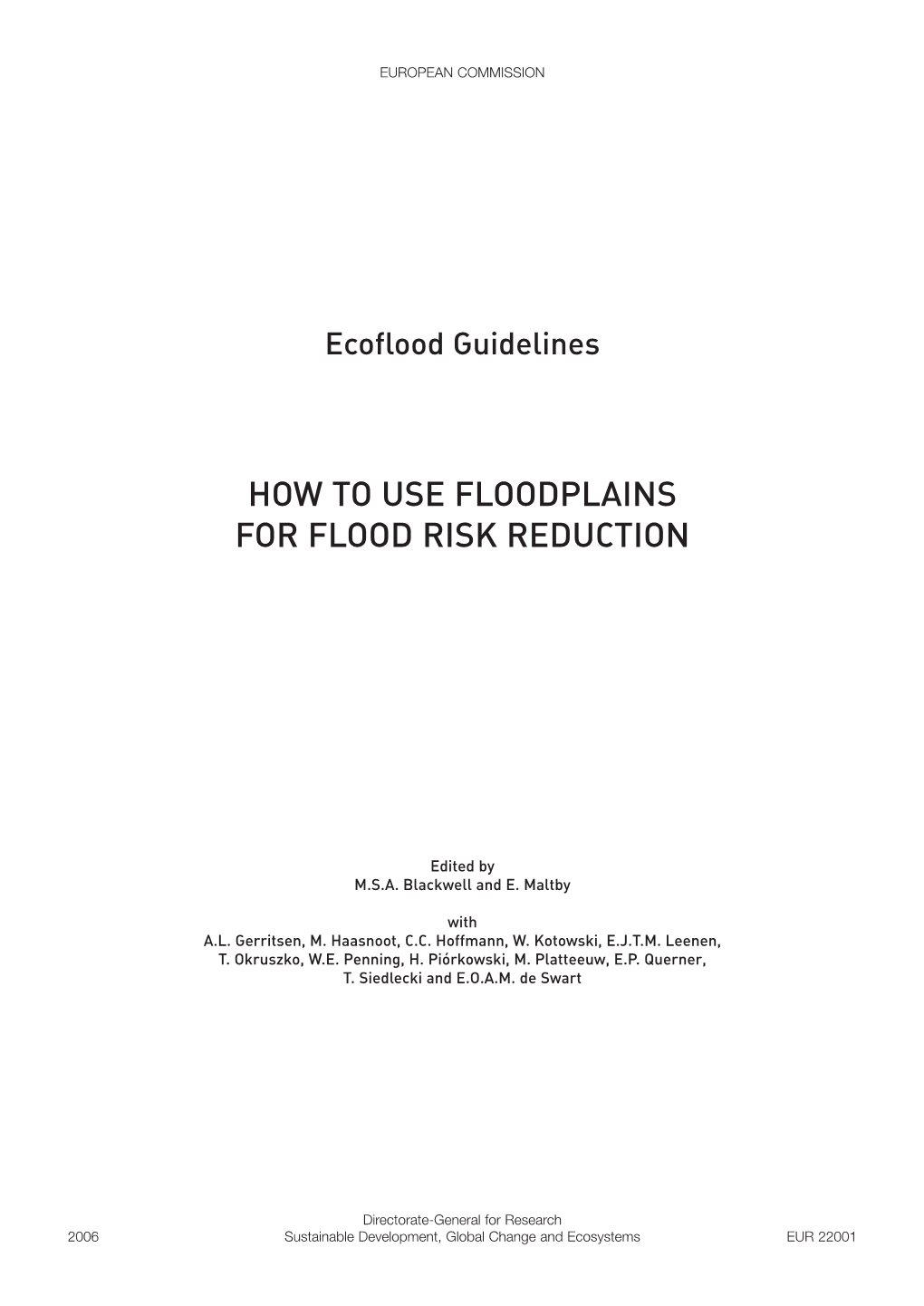 How to Use Floodplains for Flood Risk Reduction
