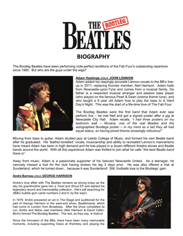 The Bootleg Beatles Have Been Performing Note-Perfect Renditions of the Fab Four’S Outstanding Repertoire Since 1980
