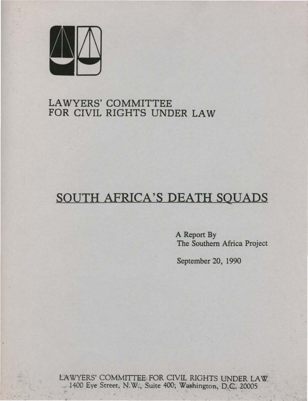 South Africa's Death Squads