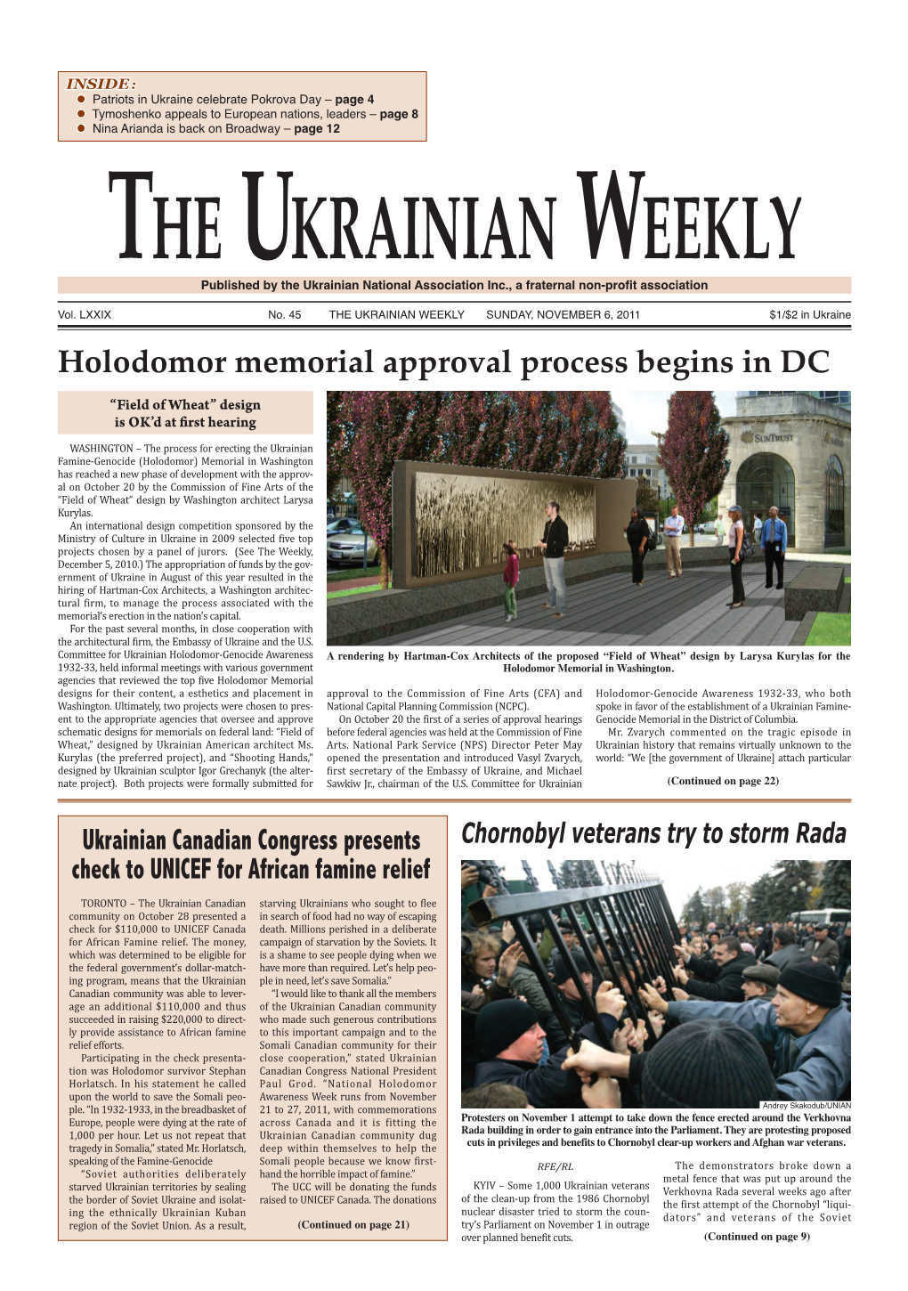The Ukrainian Weekly 2011, No.45