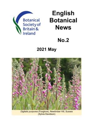 English Botanical News Issue No 2
