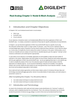 Real Analog Chapter 3: Nodal & Mesh Analysis