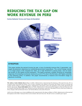 Reducing the Tax Gap on Work Revenue in Peru