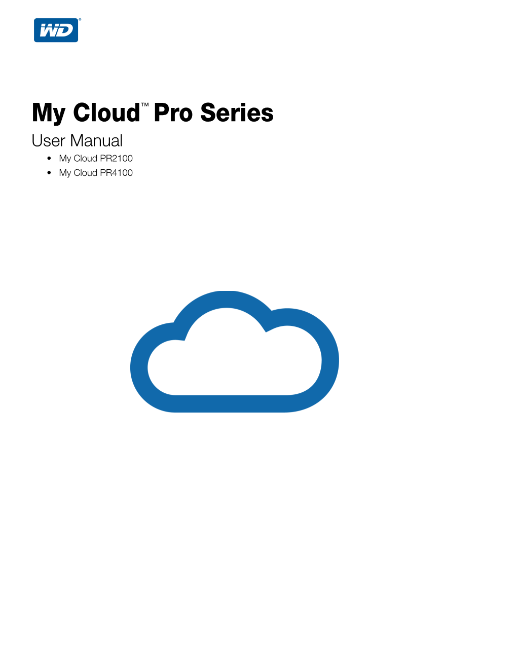 My Cloud Pro Series User Manual