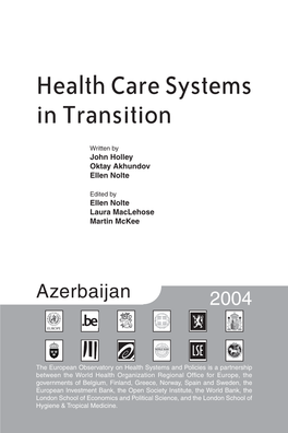 Health Care Systems in Transition