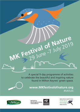 Festival of Nature MK 29 June -7 July 2019