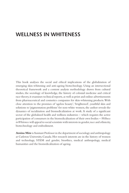 Wellness in Whiteness