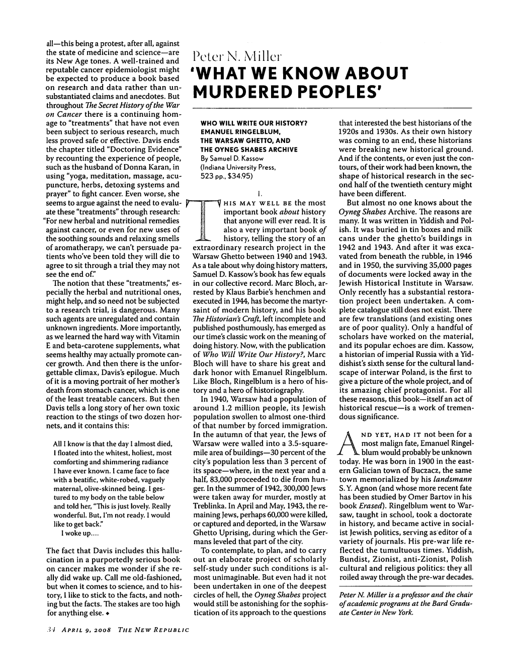 'What We Know About Murdered Peoples'