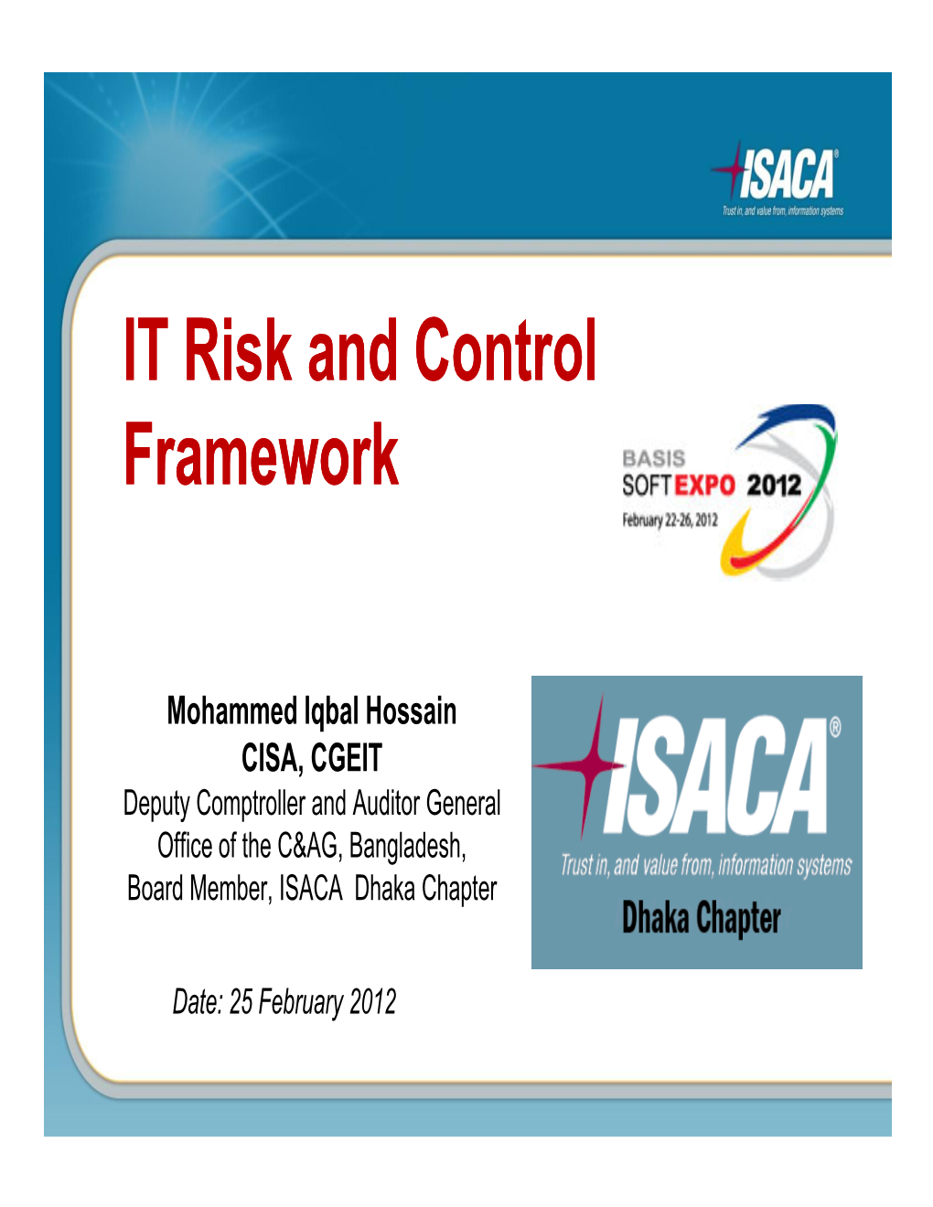 IT Risk and Control Framework