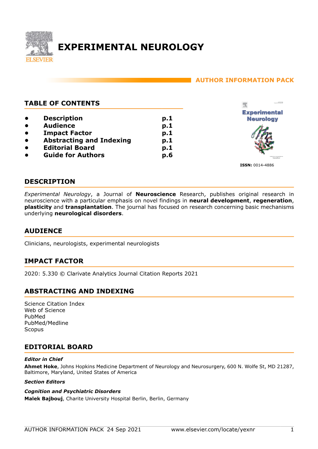 Experimental Neurology