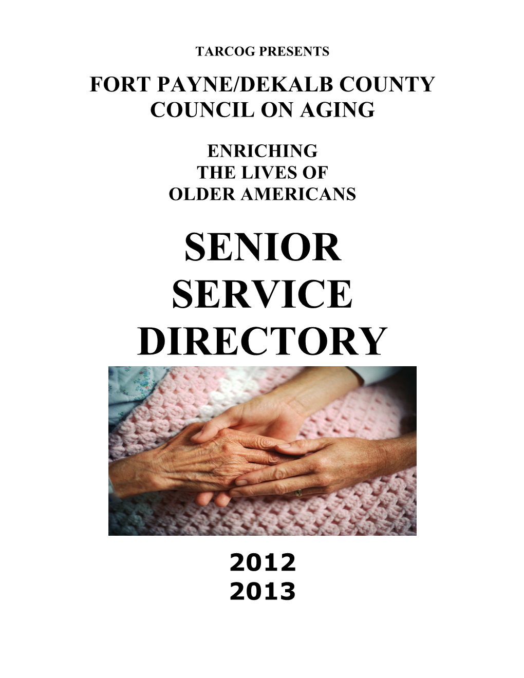 Dekalb County Senior Services Directory