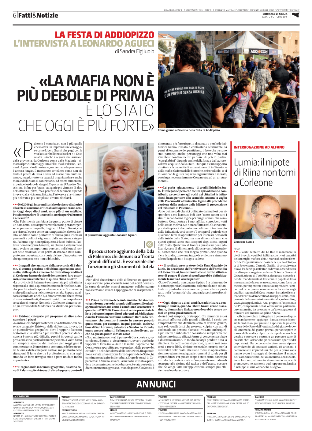 «La Mafia Non È Più Debole Di Prima È Lo Stato Che Oggi È Più