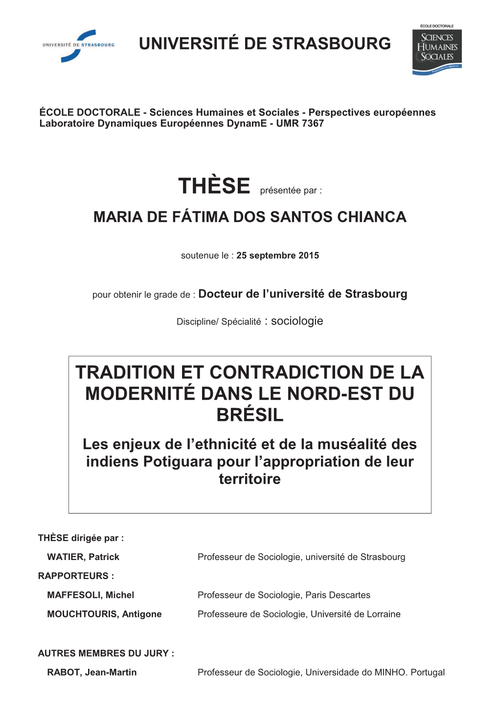 Tradition Et Contradiction De La Modernité Dans Le Nord