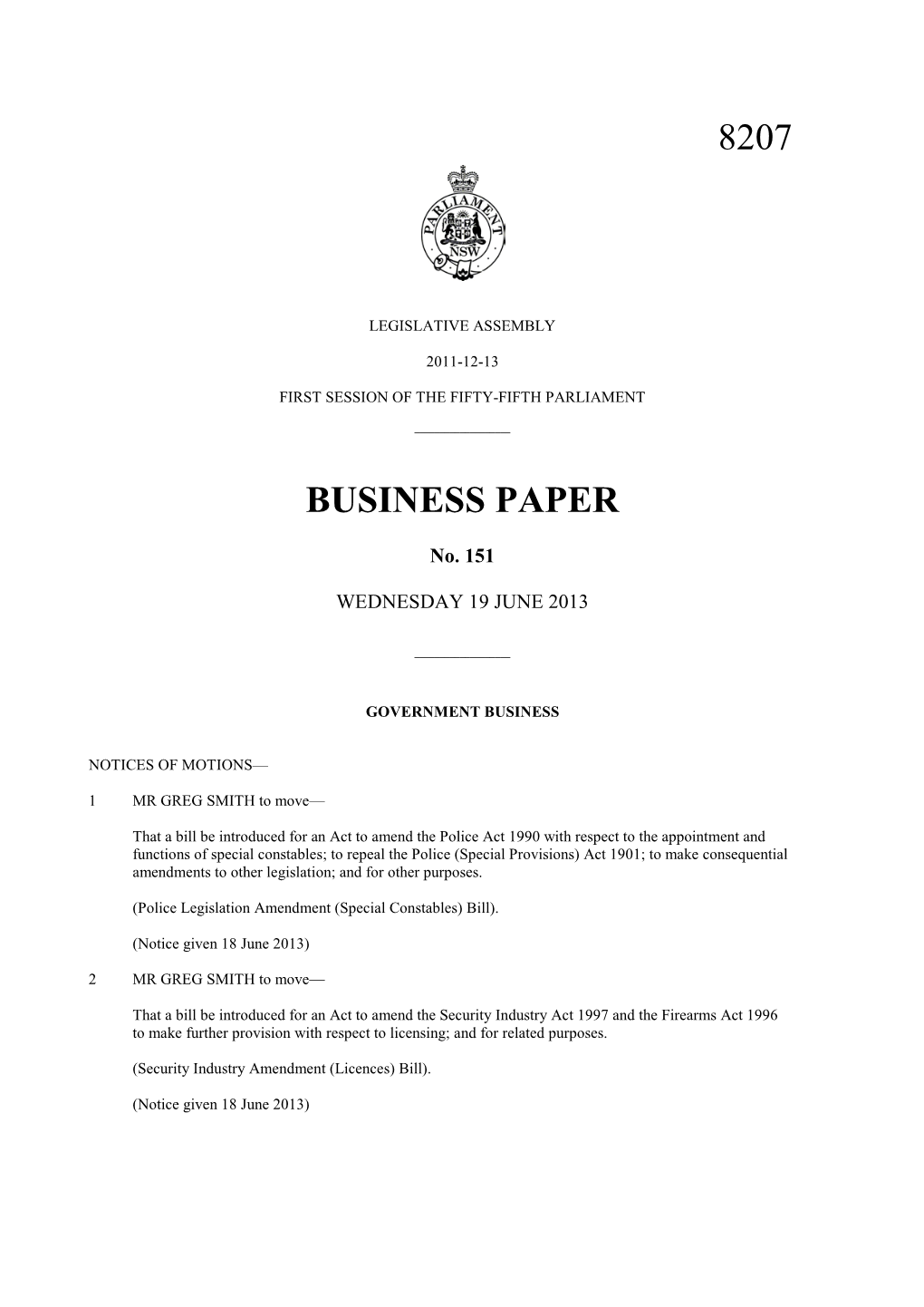 8207 Business Paper