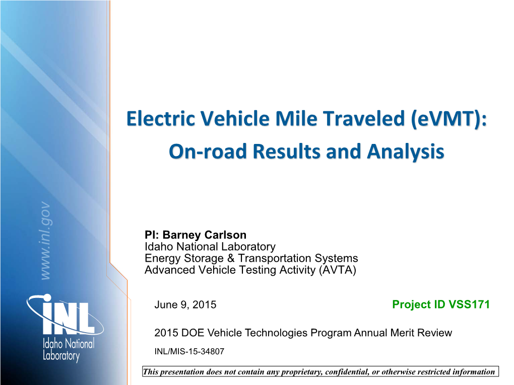 Electric Vehicle Mile Traveled (Evmt)