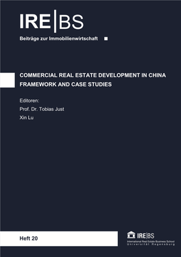 Commercial Real Estate Development in China