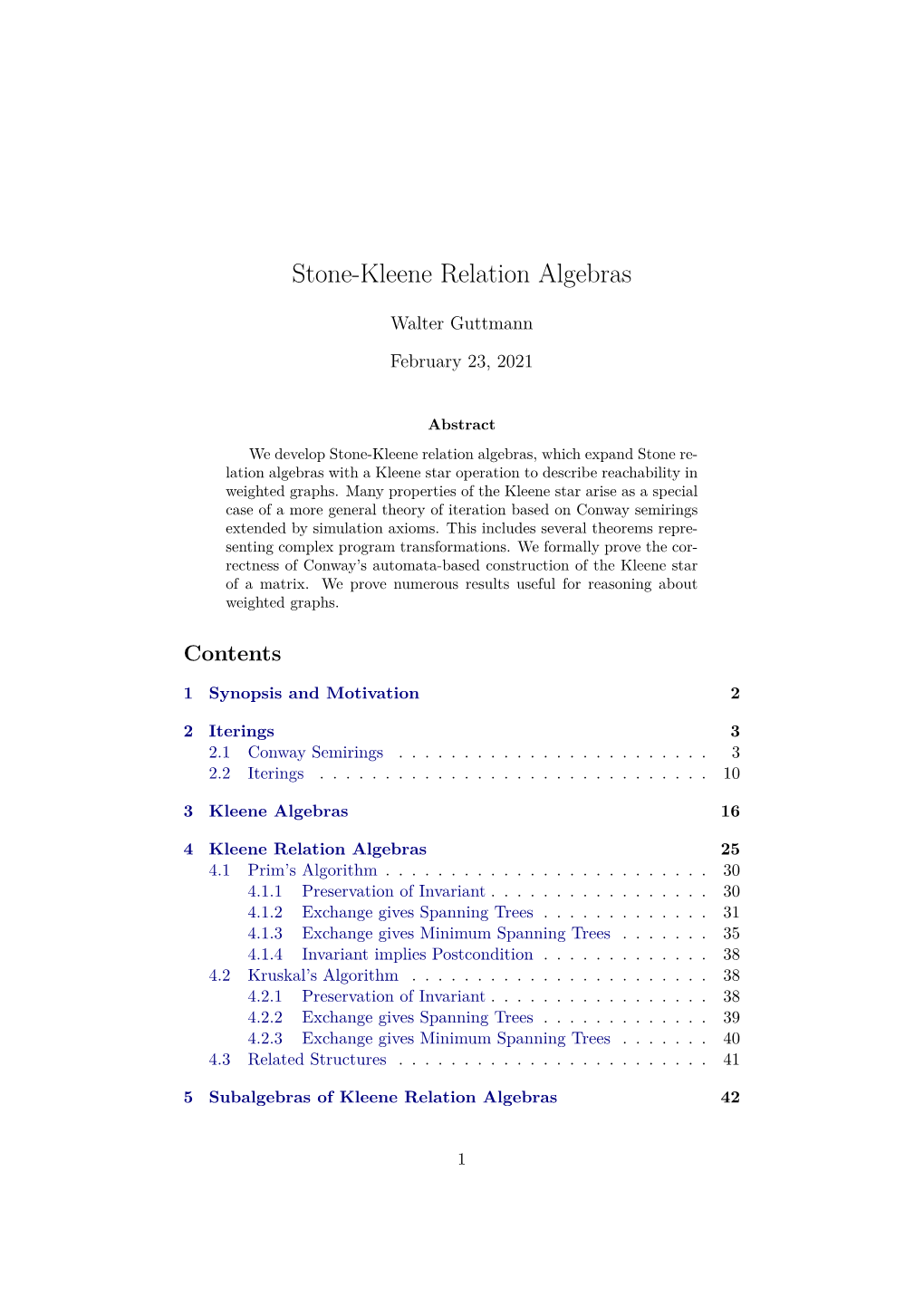 Stone-Kleene Relation Algebras