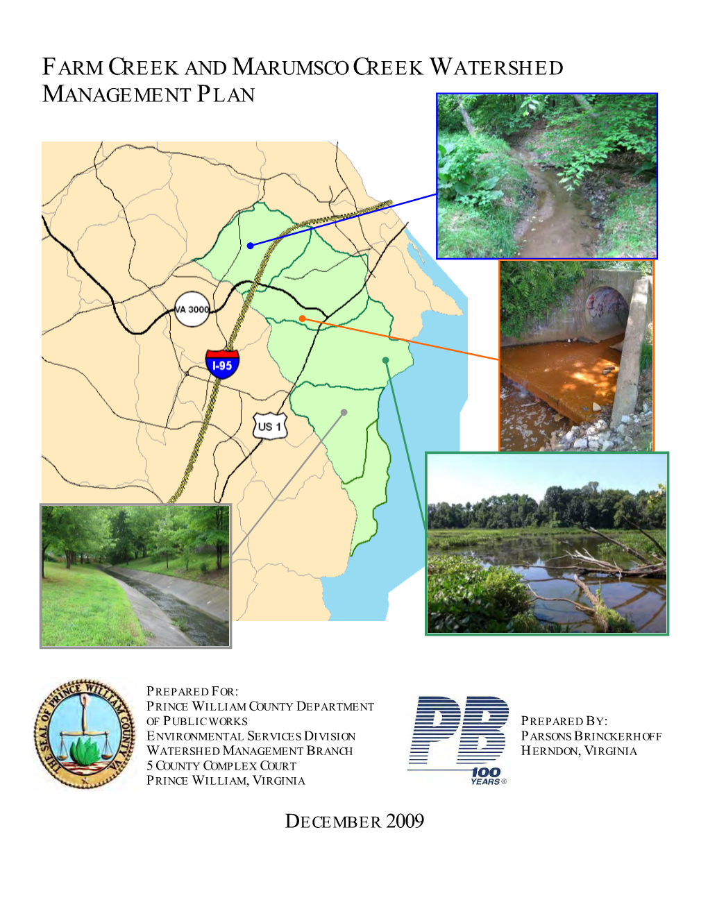 Farm Creek and Marumsco Creek Watershed Management Plan