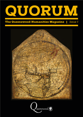 The Quorum Humanities Magazine