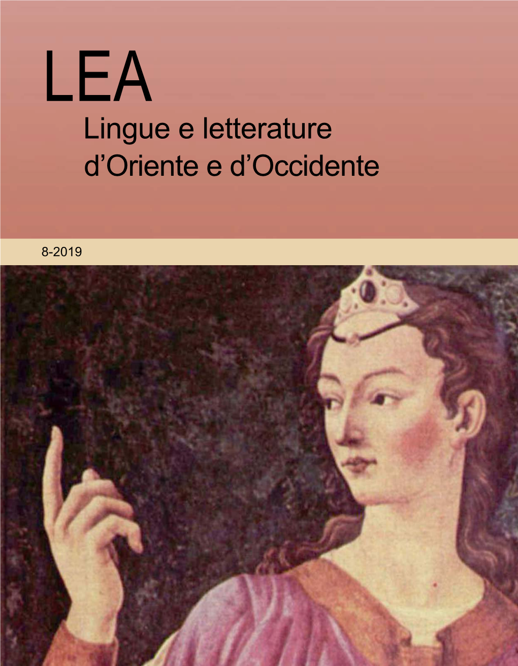 LEA Lingue E Letterature D'oriente E D'occidente