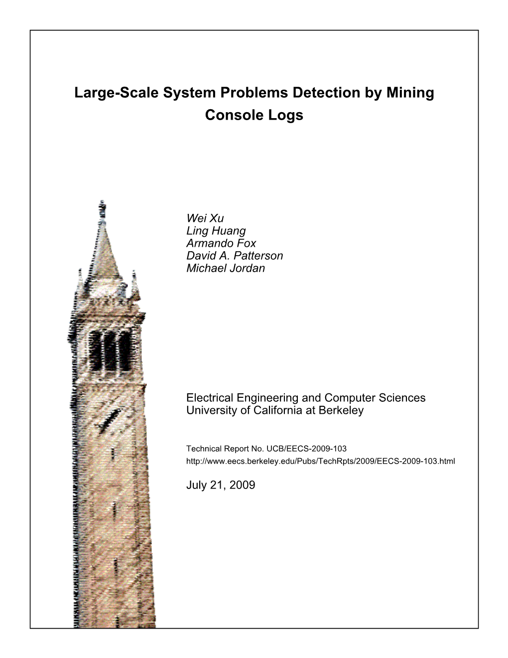 Large-Scale System Problems Detection by Mining Console Logs