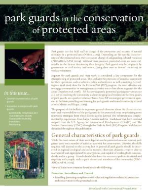 Park Guards in the Conservation of Protected Areas Angela Martin
