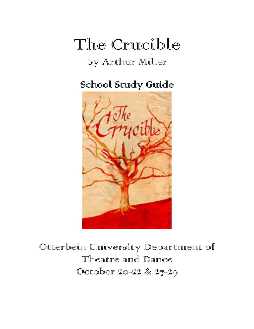 The Crucible by Arthur Miller